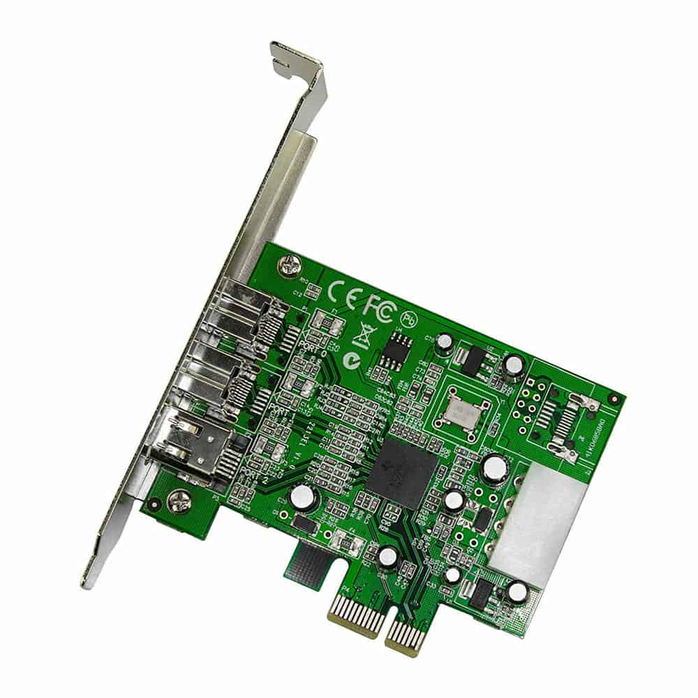 StarTech PEX1394B3 3 Port 2b 1a PCIe F-wire 800 PCIe Card